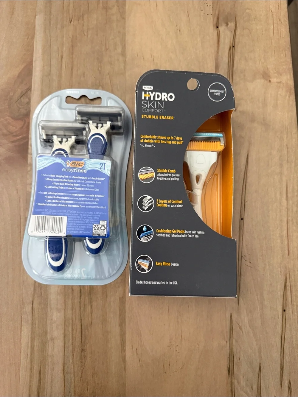 BIC EasyRinse Men's Disposable Razor - Blue